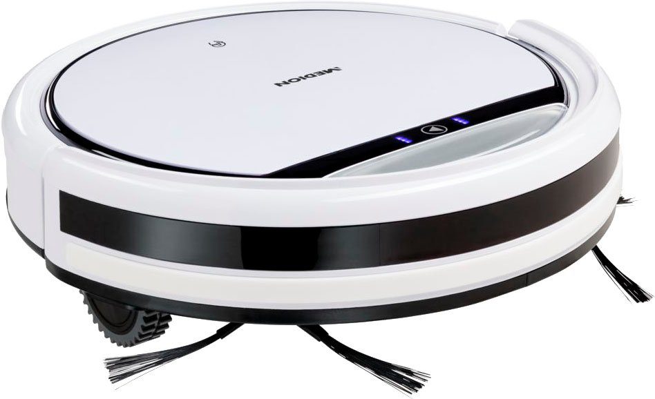 Medion® Saugroboter P12 MD 10065, 20 W, optimiert für Tierhaare und Allergiker, erweitertes Ersatzteilset