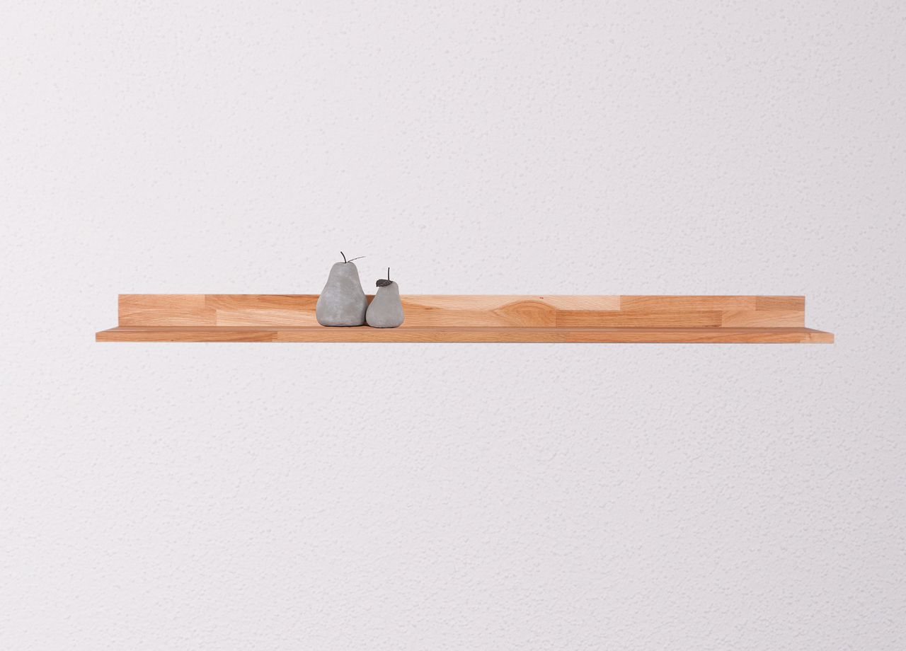 INTERIA Home&Living L-Wandboard / Wandregal KALLE 120 cm