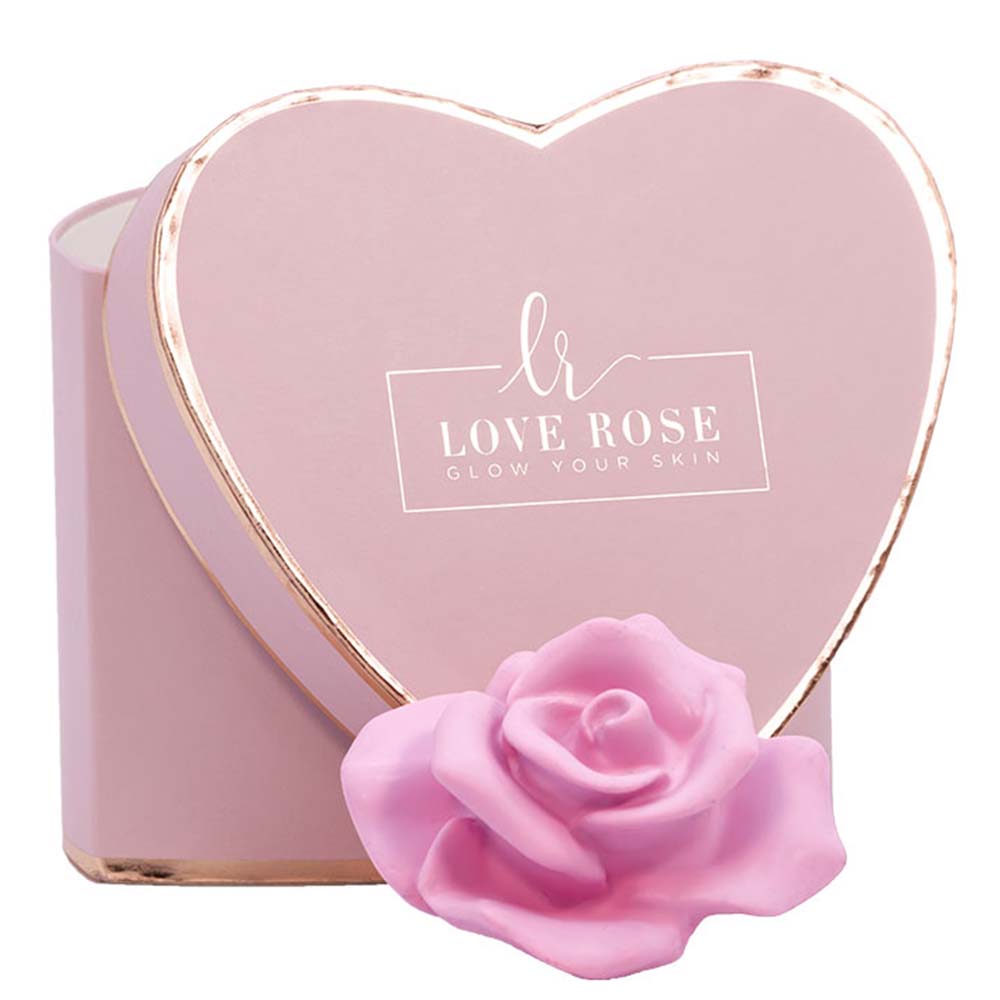 Love Rose Beauty Rose in Herzbox 66 g