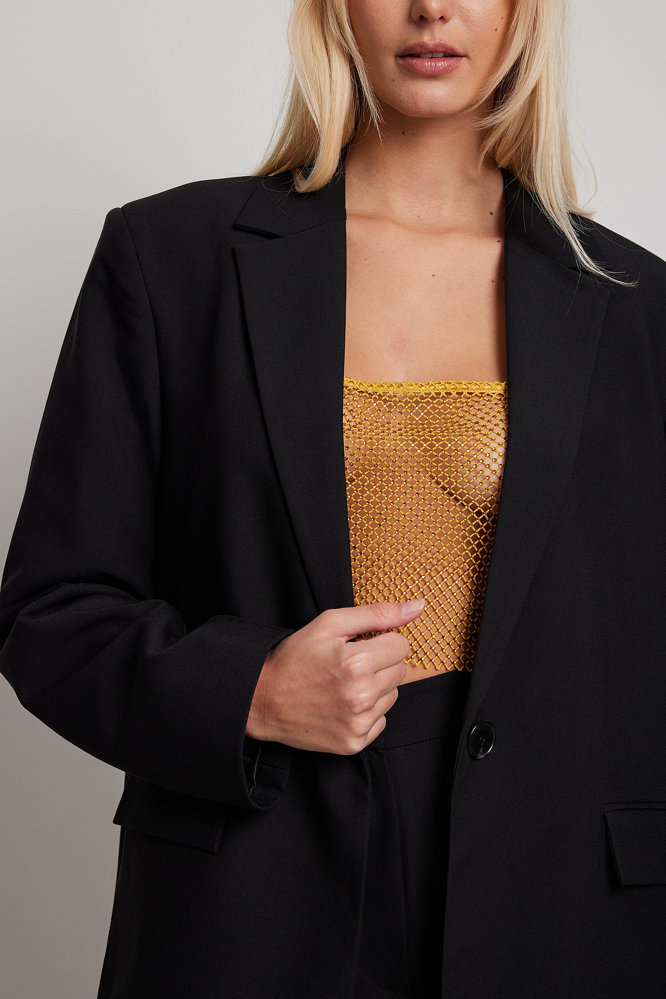 Glitzerndes verziertes Top