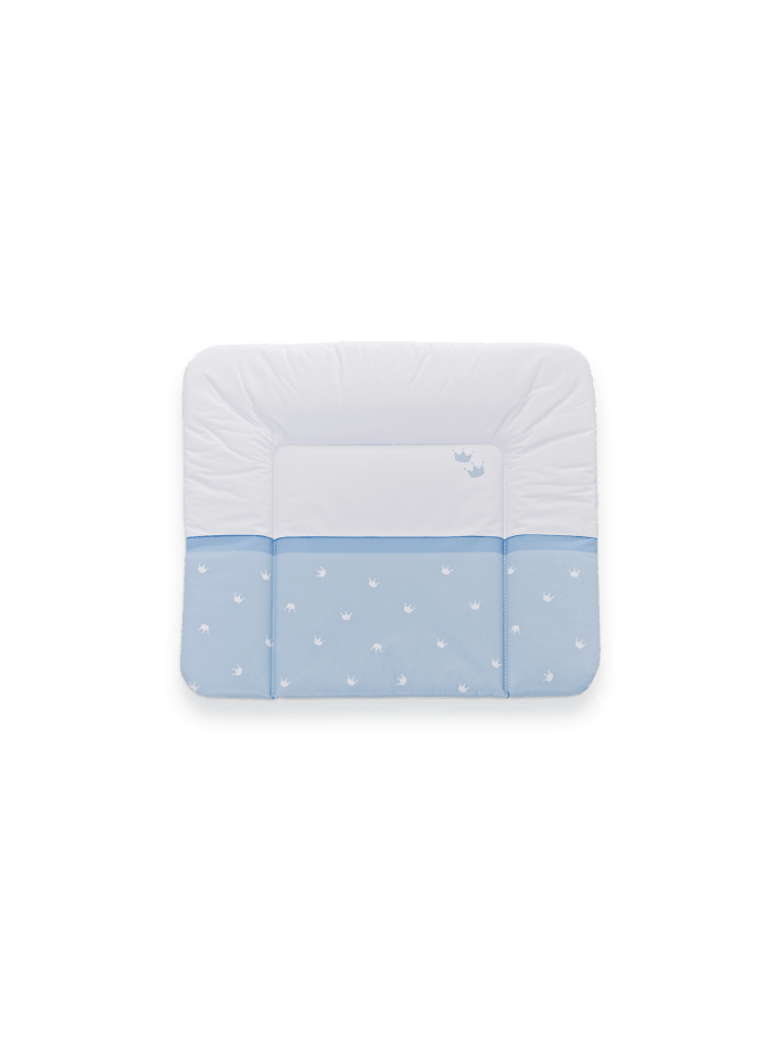 Kinderhaus Blaubär Träumeland Wickelauflage Folie bedruckt 75 x 85 cm TOP in Krone Blau günstig kaufen onesize