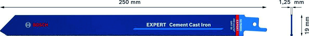 Bosch Blue Accessories 2608900383 Expert „Cement Cast Iron” S 1750 RD ortfűrészlap 1 darab