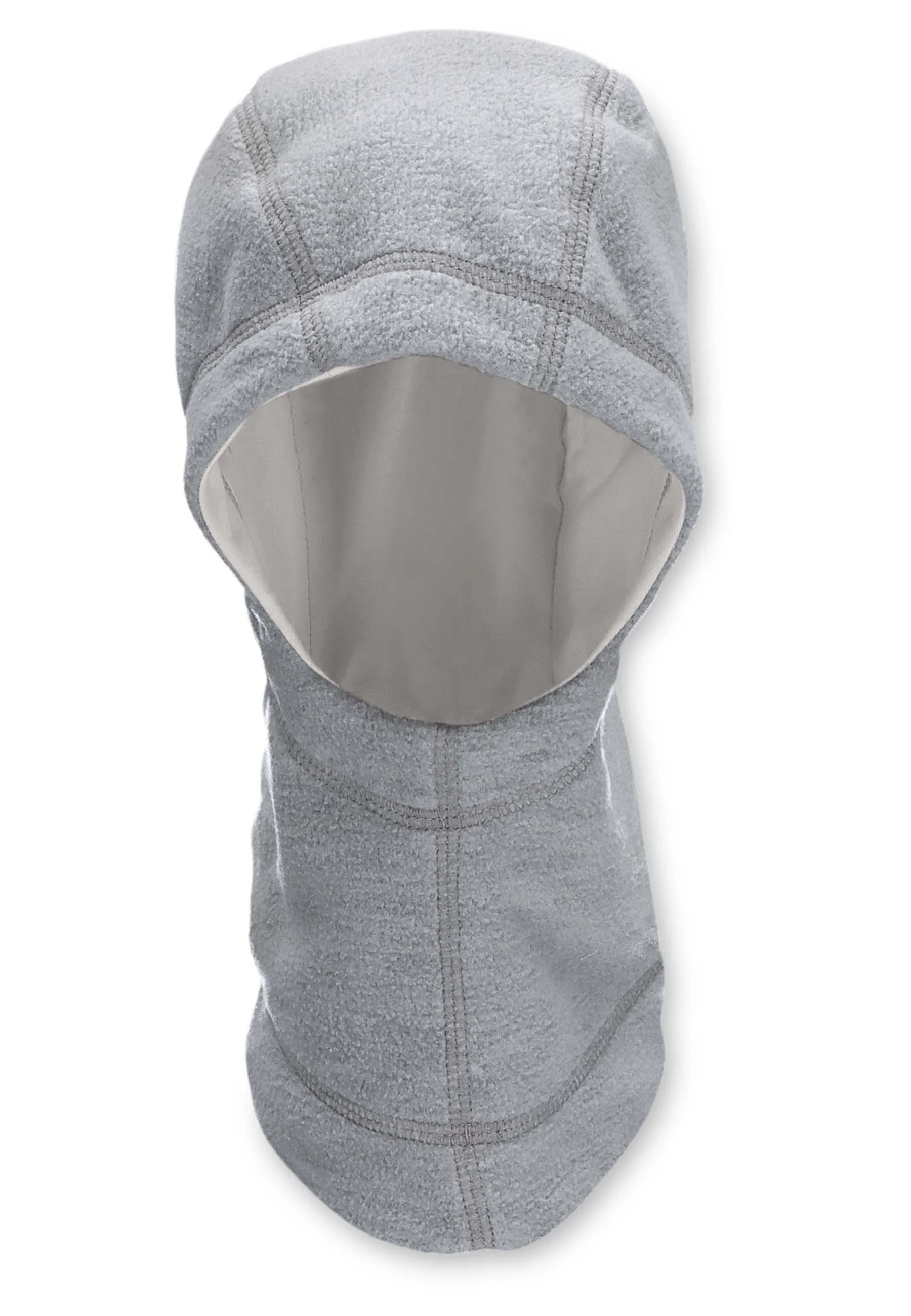 Schalmütze aus Microfleece melange (recycelt)