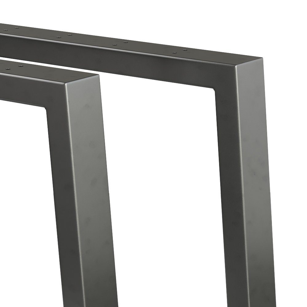 Vicco Tischbein Tischkufen U-Form LOFT 72cm 2-er Set