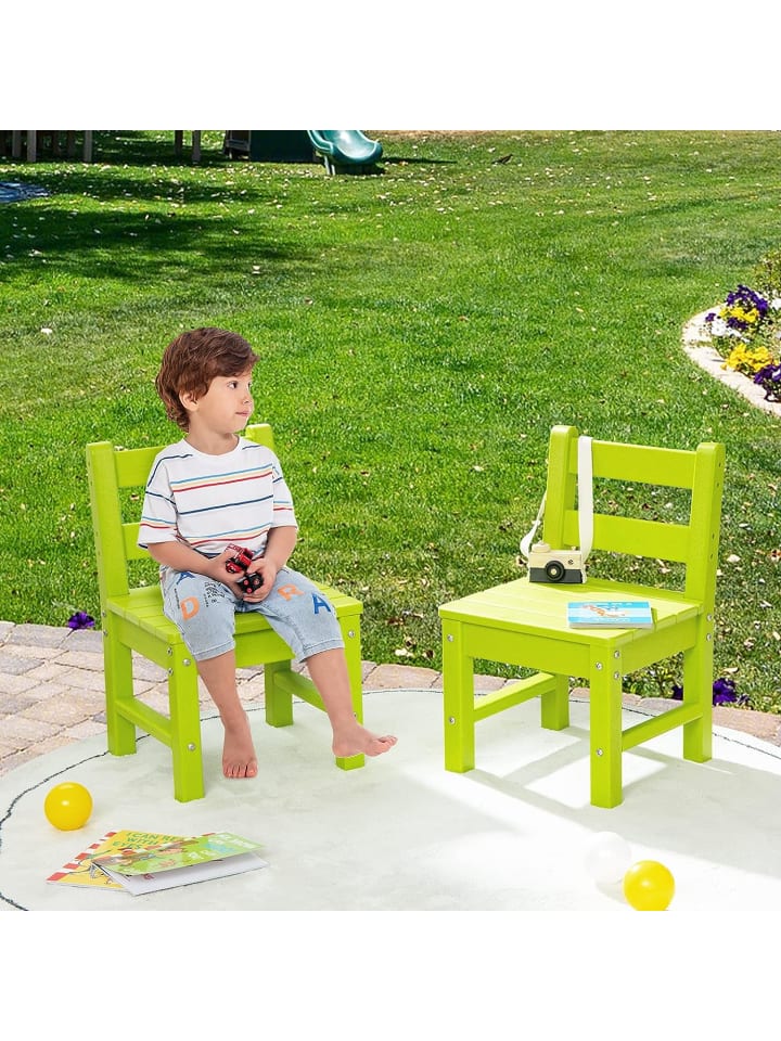 COSTWAY 2er Set Stühlen in Grün günstig kaufen 64 cm