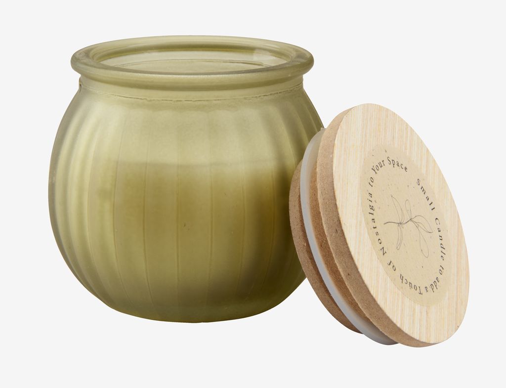 Vela JARLE JARLE Ø6xH6cm com tampa, várias cores