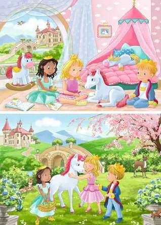 Kinderpuzzle ab 3 Jahren - Zauberhafte Freundschaft - 12 Teile