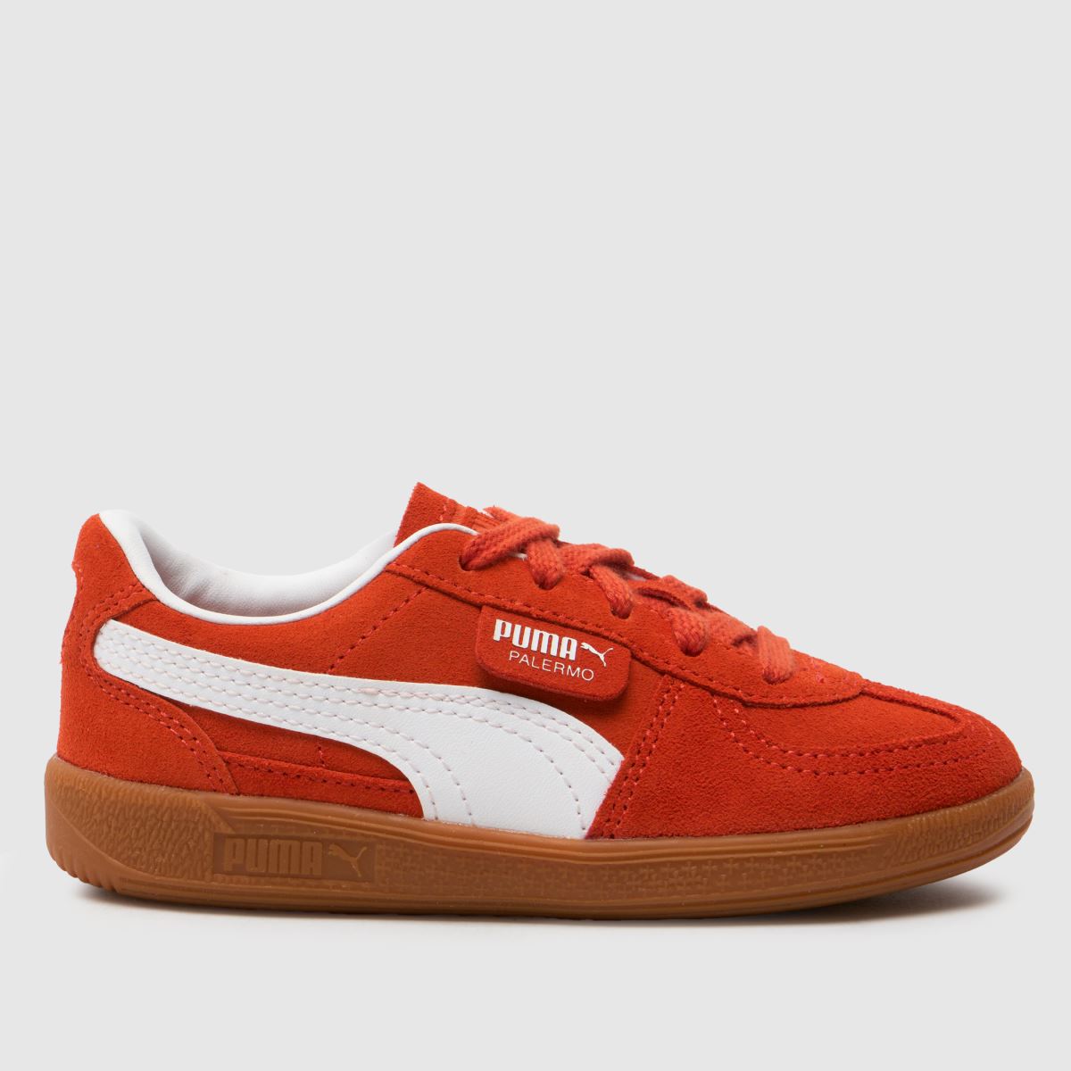 PUMA piros palermo fiú junior edzőcipő