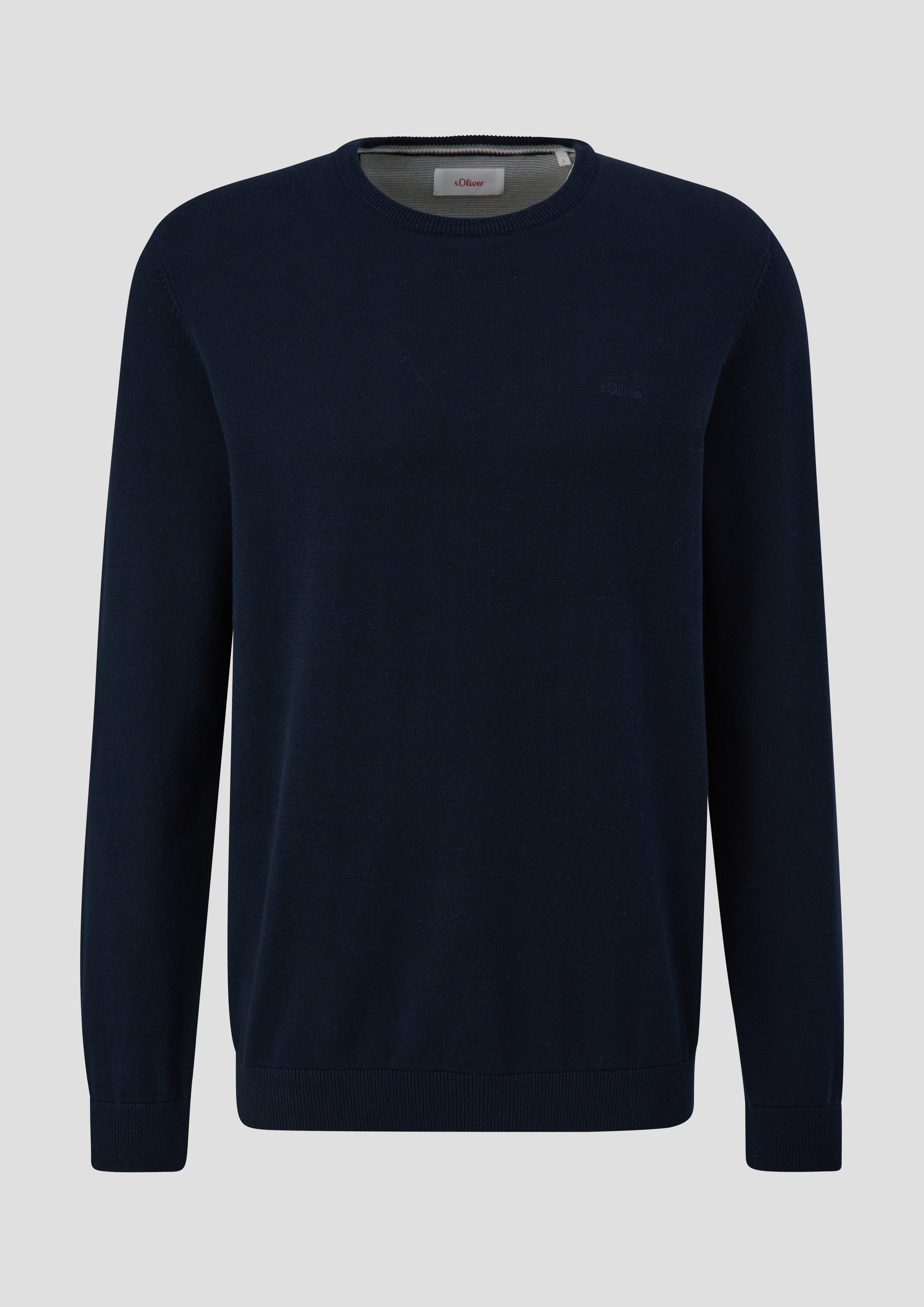 Strickpullover mit Logo-Stickerei  2143173-5978