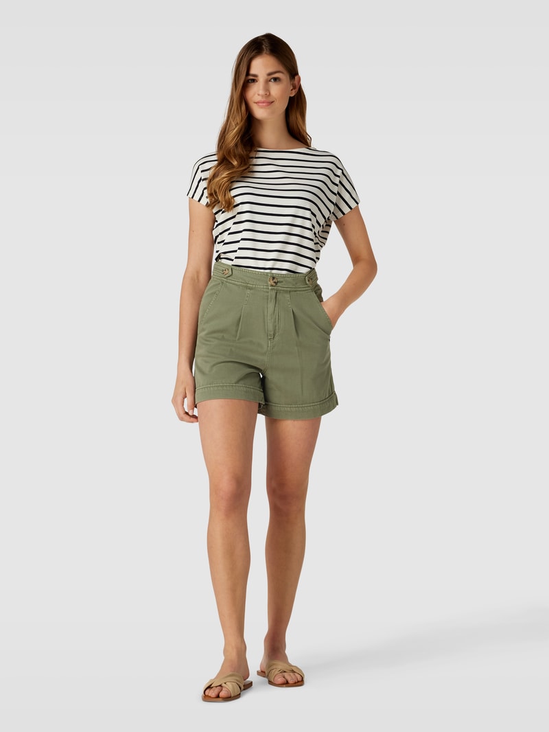 Shorts mit Eingrifftaschen in khaki