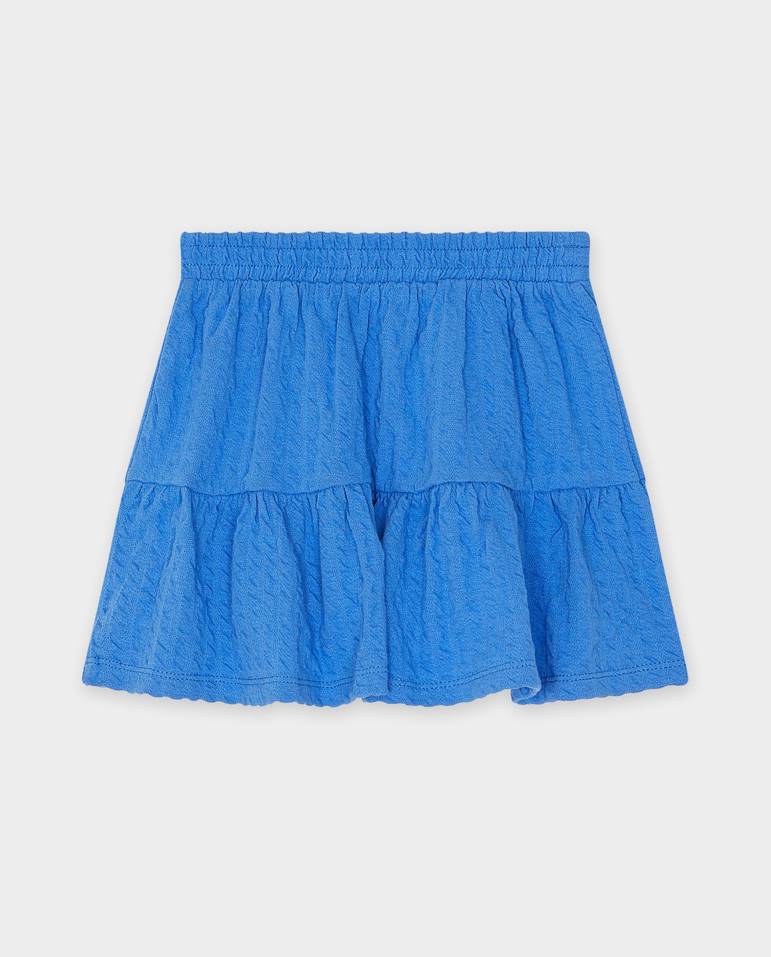 Milla Star Blue texturált kék szoknya