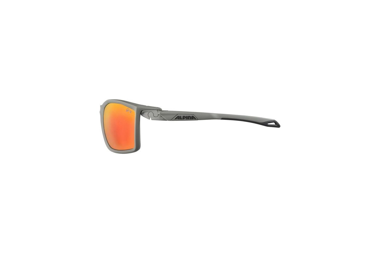 Alpina Twist Five QV moon grey matt / rainbow mirror lens