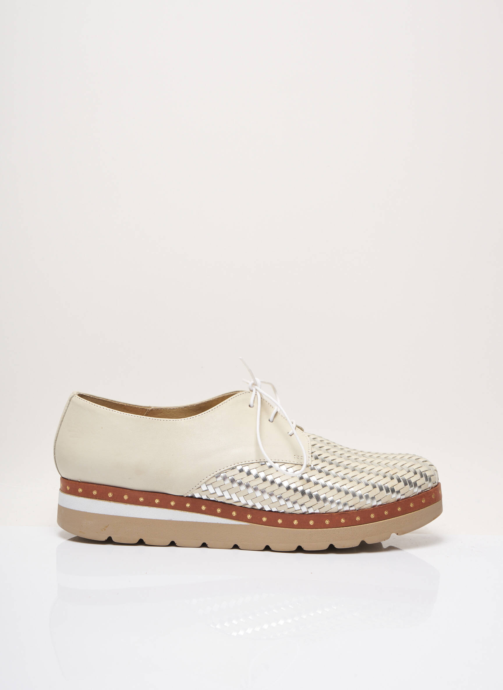 Folie S Derby Femme couleur beige