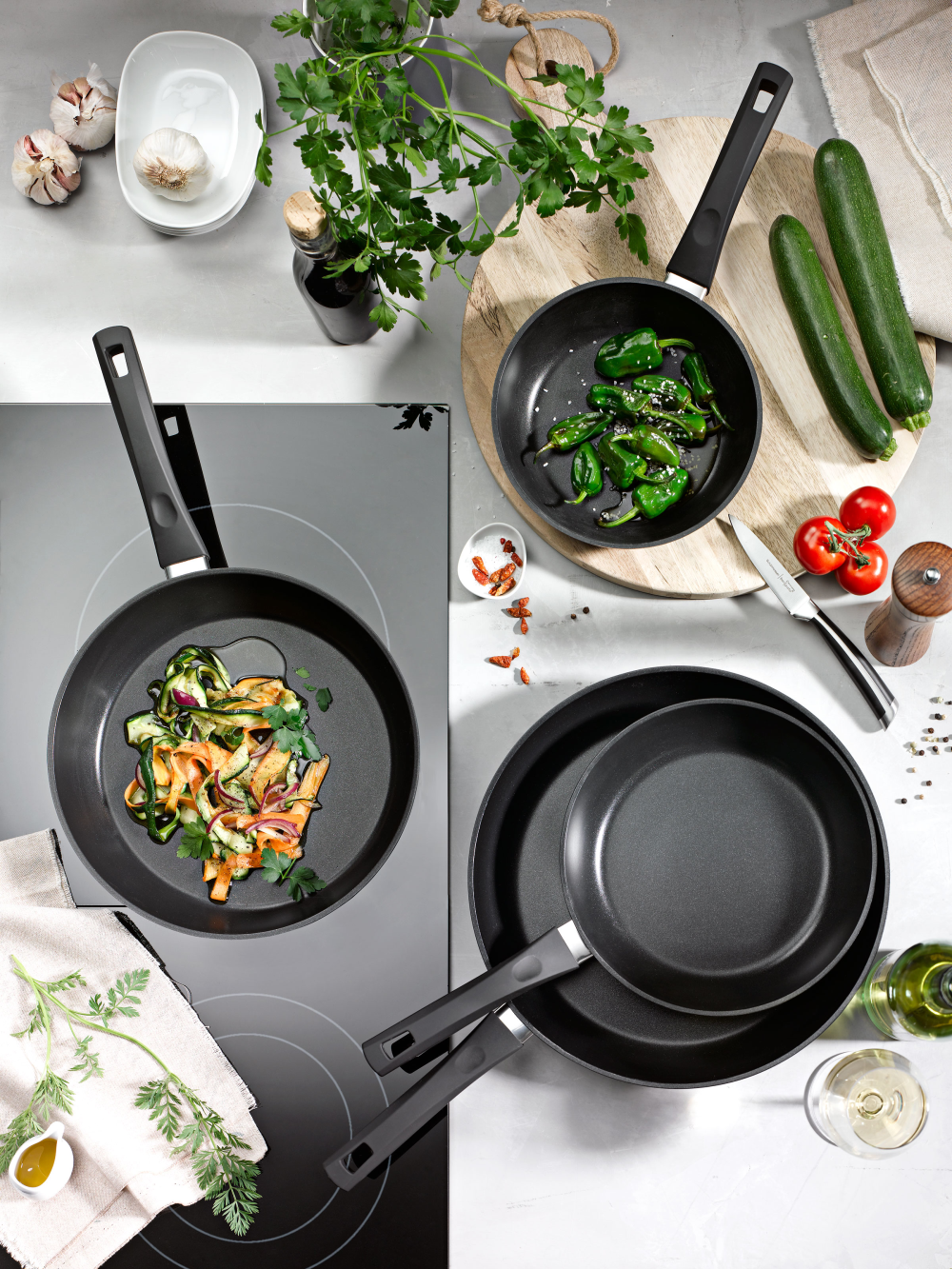 Bratpfanne ca. D24cm Bueno schwarz