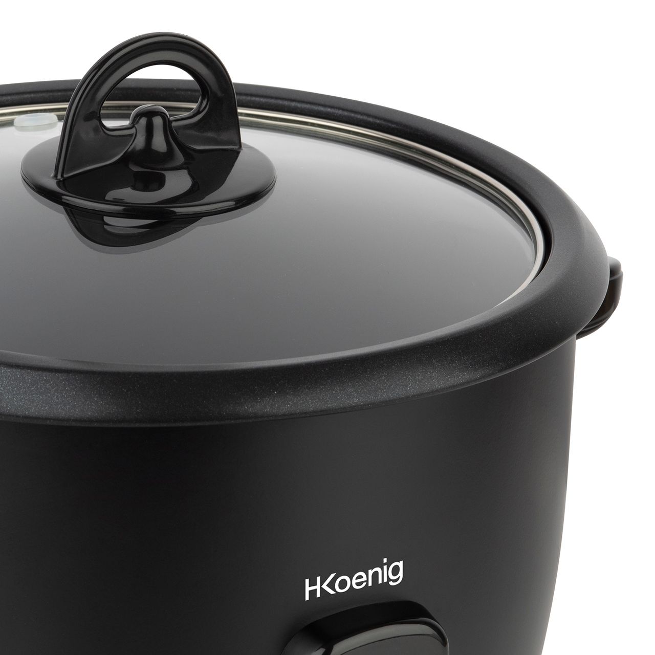 H.Koenig H.KOENIG ORYZA8 Reiskocher / 1,8 L Fassungsvermögen / Warmhaltefunktion / BPA-frei / 700 W / Edelstahl / schwarz