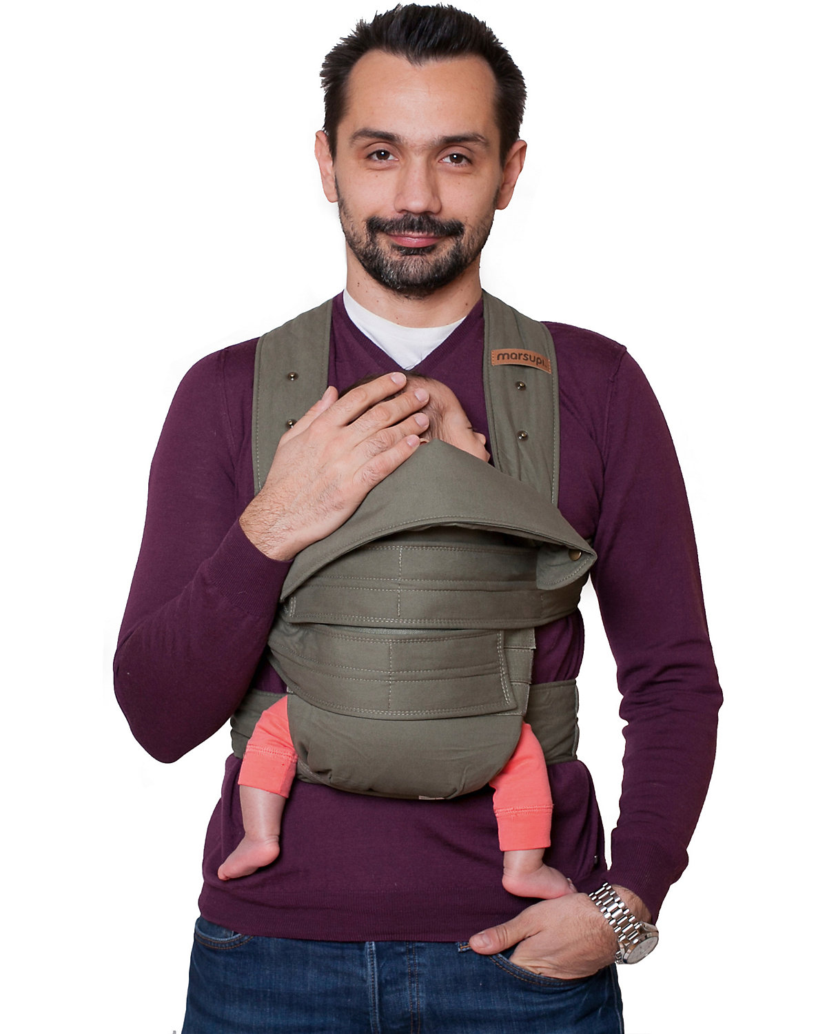 Babytrage classic 2.0, L olivgrün/olive