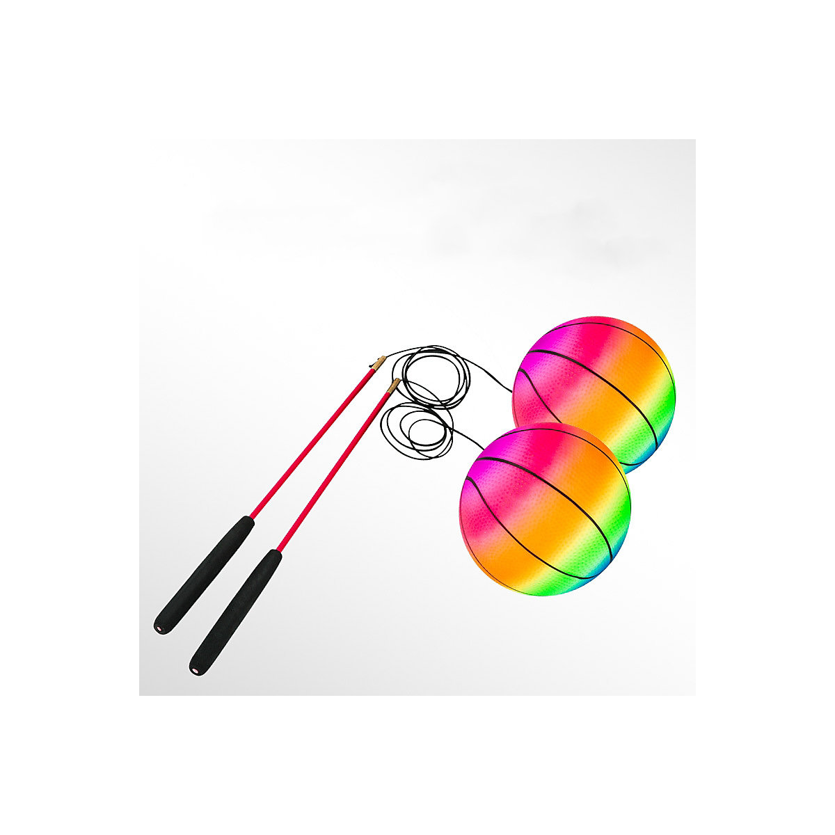Fitness-Handwurfball Elastizität regenbogen aufblasbares