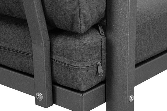 Konsimo Loungesofa FRENA Gartensofa 2, UV-Beständigkeit, rostbeständig, schmutzabweisende Eigenschaften