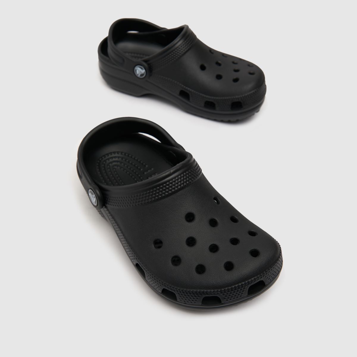 Crocs fekete klasszikus klumpa Junior szandál