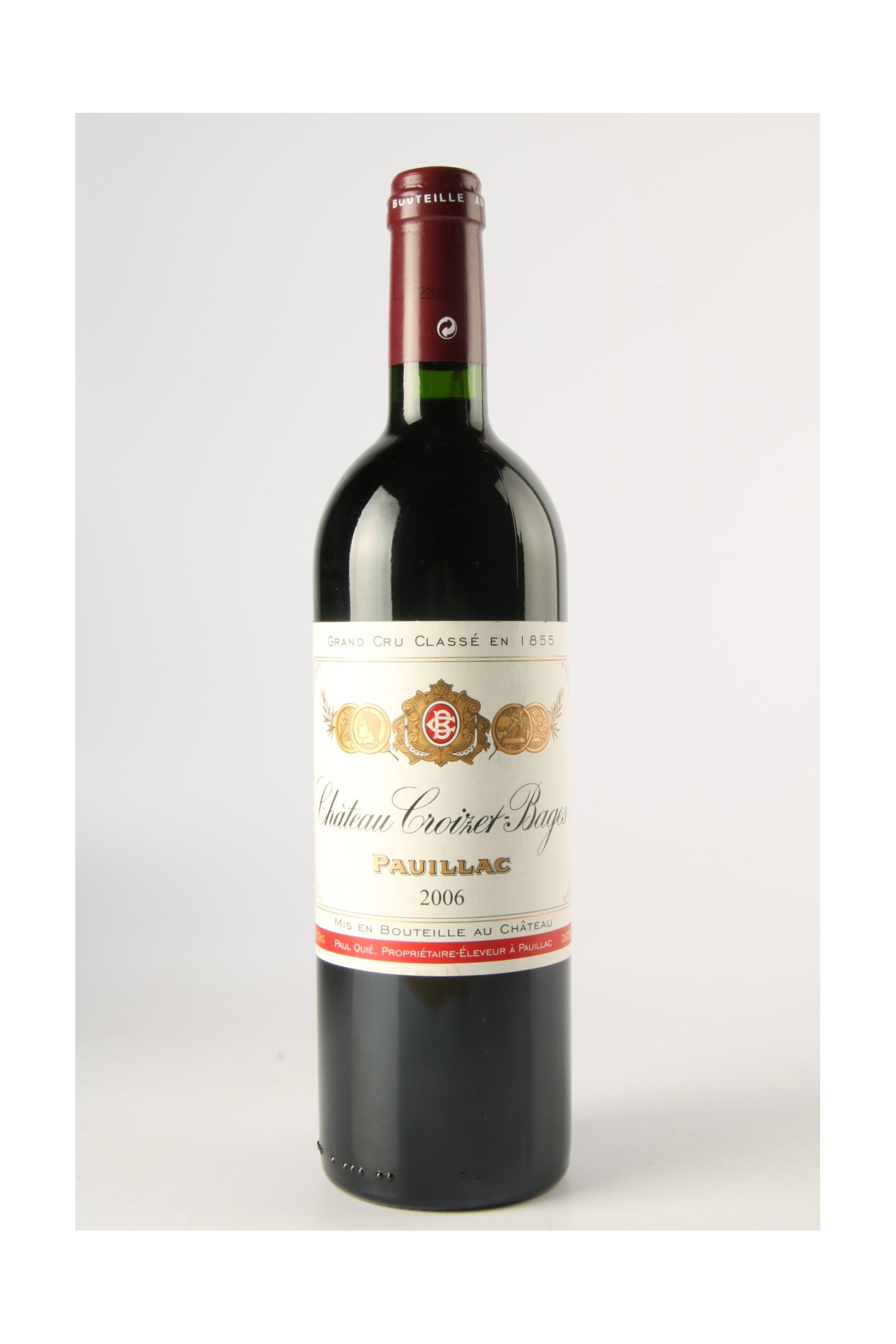 Château Croizet Bages 2006, Pauillac