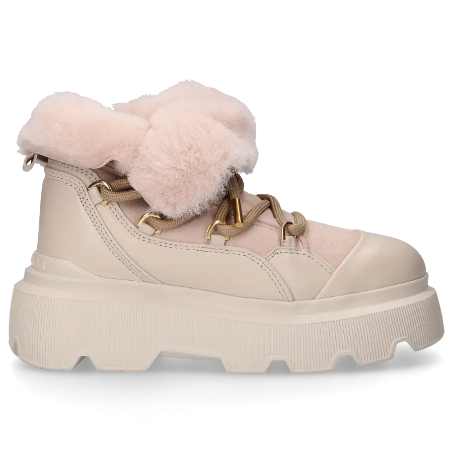 INUIKII - Stiefeletten 70202 gefüttert - beige