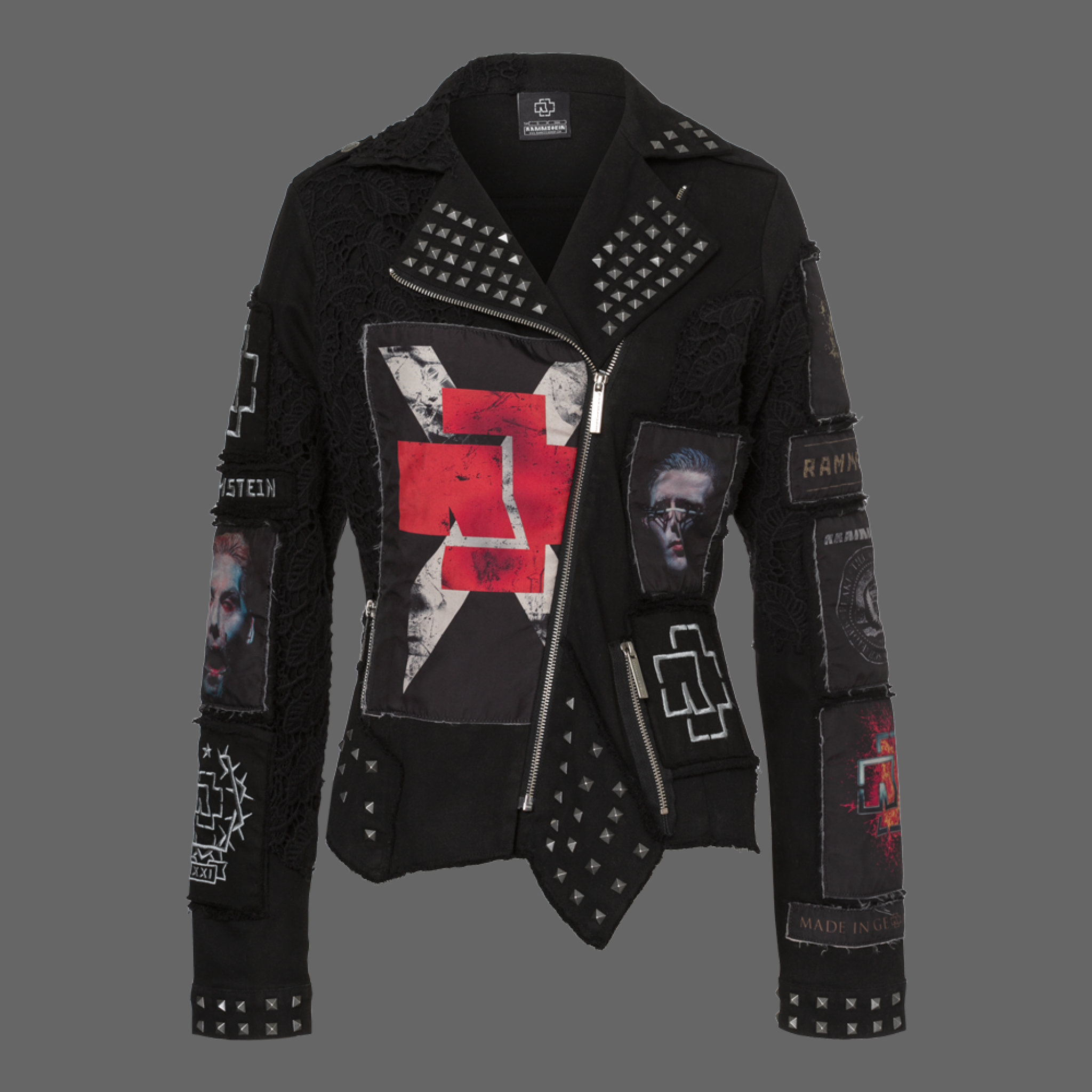 Frauen Jacke ”Metal Patches”