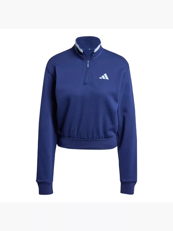 adidas Essentials Color Pop French Terry Crop Quarter-Zip Originals Jacke