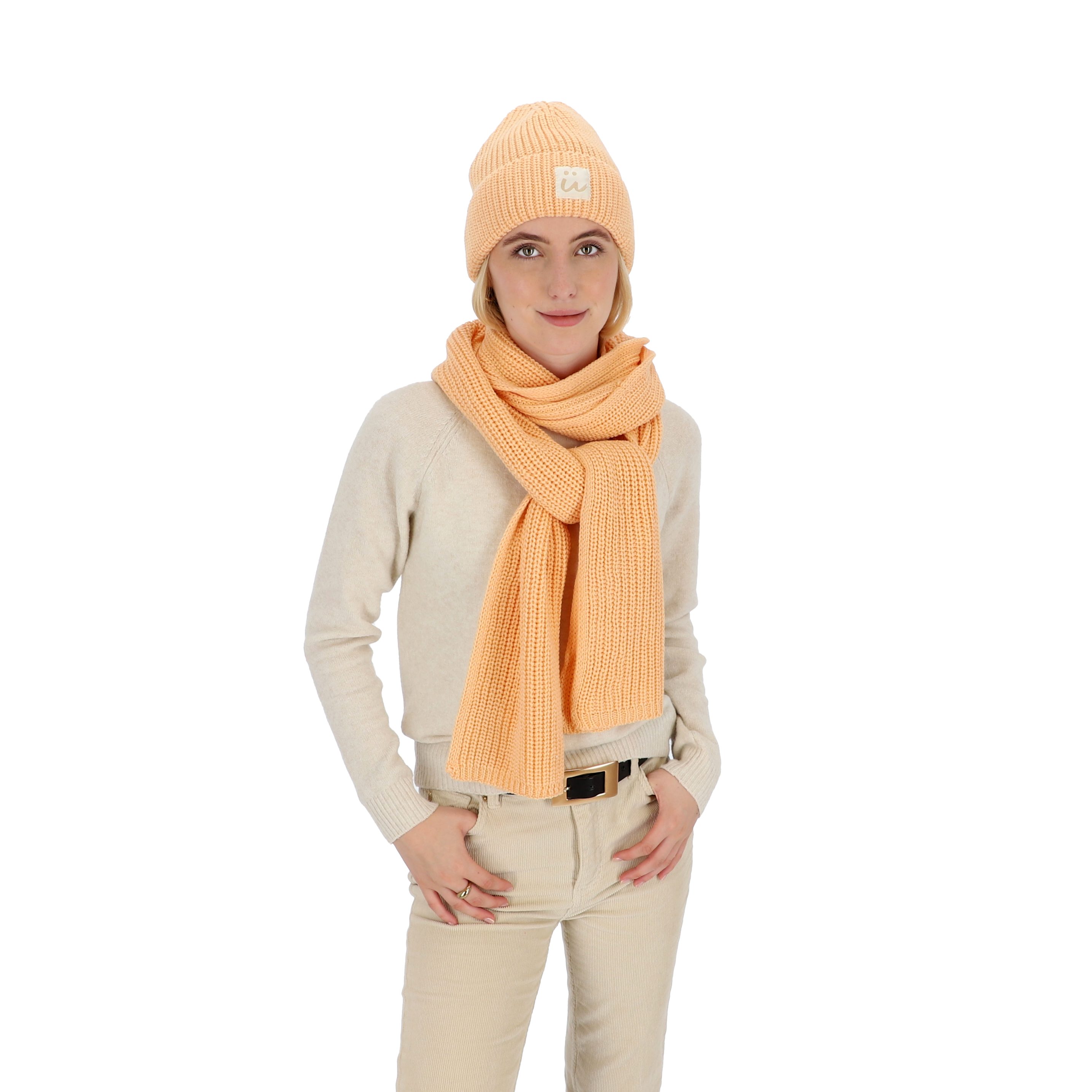 halsüberkopf Accessoires Modeschal Strickschal mit Rippe, in tollen Farben!
