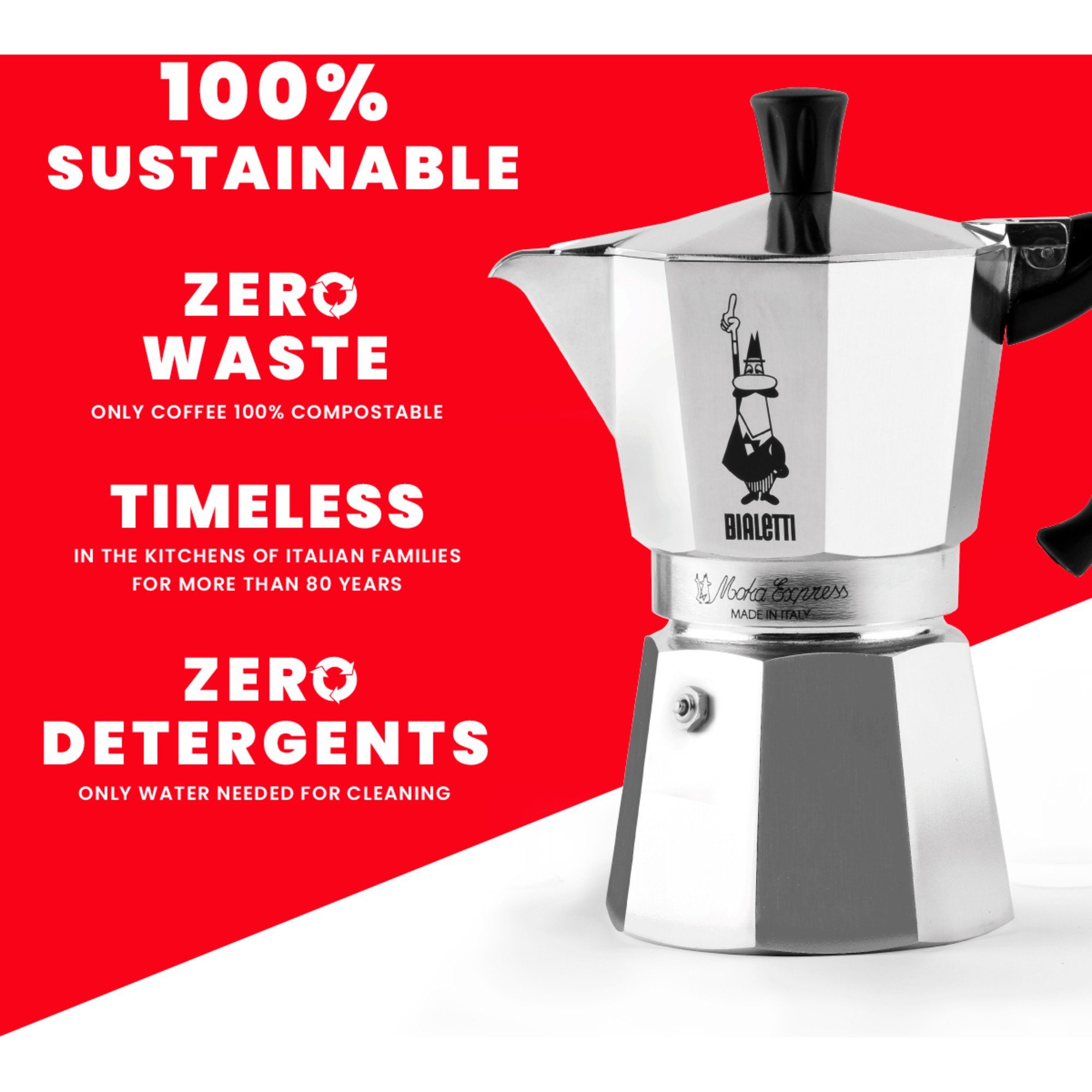 BIALETTI Kaffeebereiter Bialetti Moka Express, Espressomaschine, (9