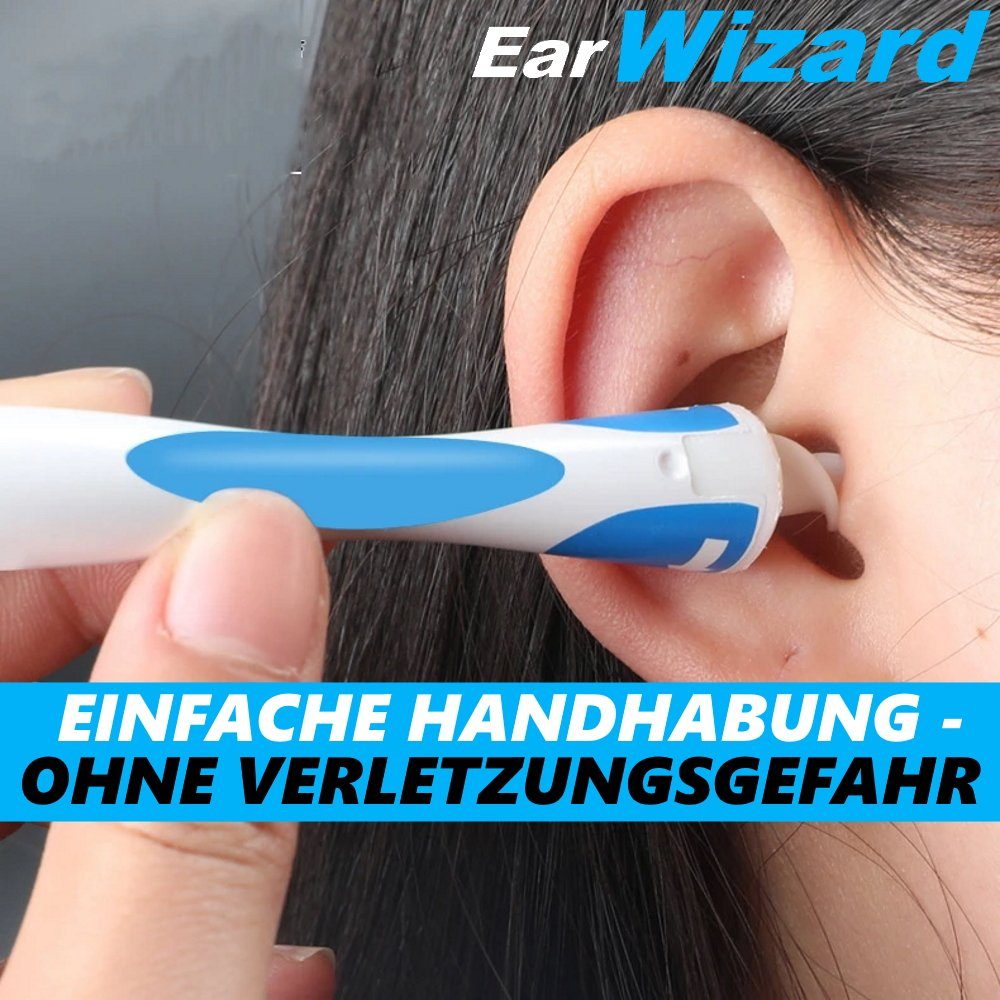 MAVURA Ohrenreiniger EarWizard Ohrenschmalz Entferner Ohren Reiniger Spirale, Ohrwachsentfernung Wattestäbchen Ersatz