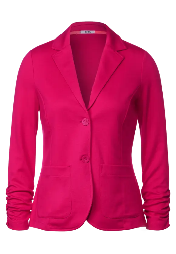 CECIL Sweatblazer mit Raffung