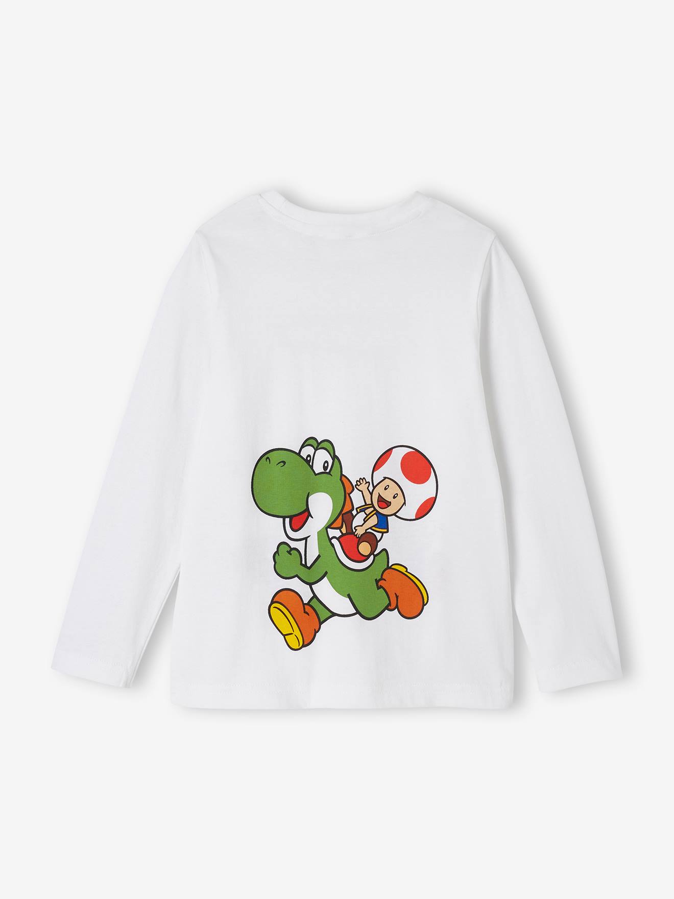 T-shirt manches longues Mario et Luigi® garçon blanc