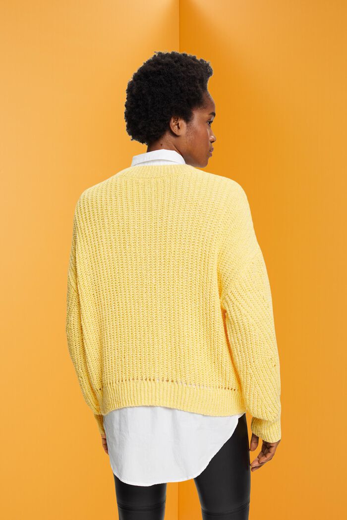 Pullover mit Zopf-Muster