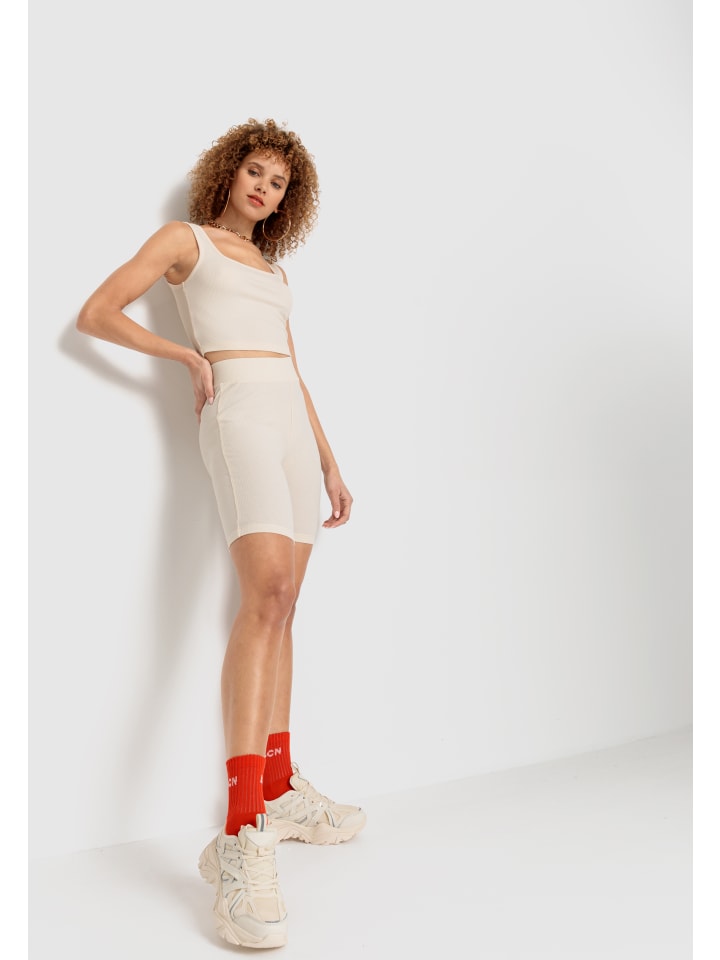 LSCN BY LASCANA Shorty in beige günstig kaufen