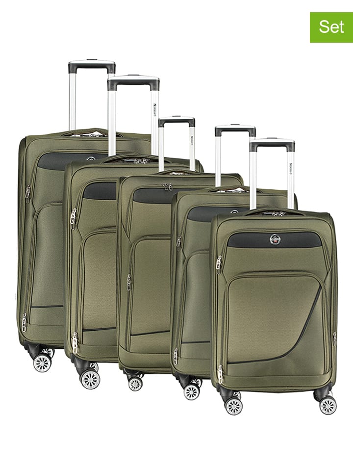 Geographical Norway 5tlg. Softcase-Trolleyset 