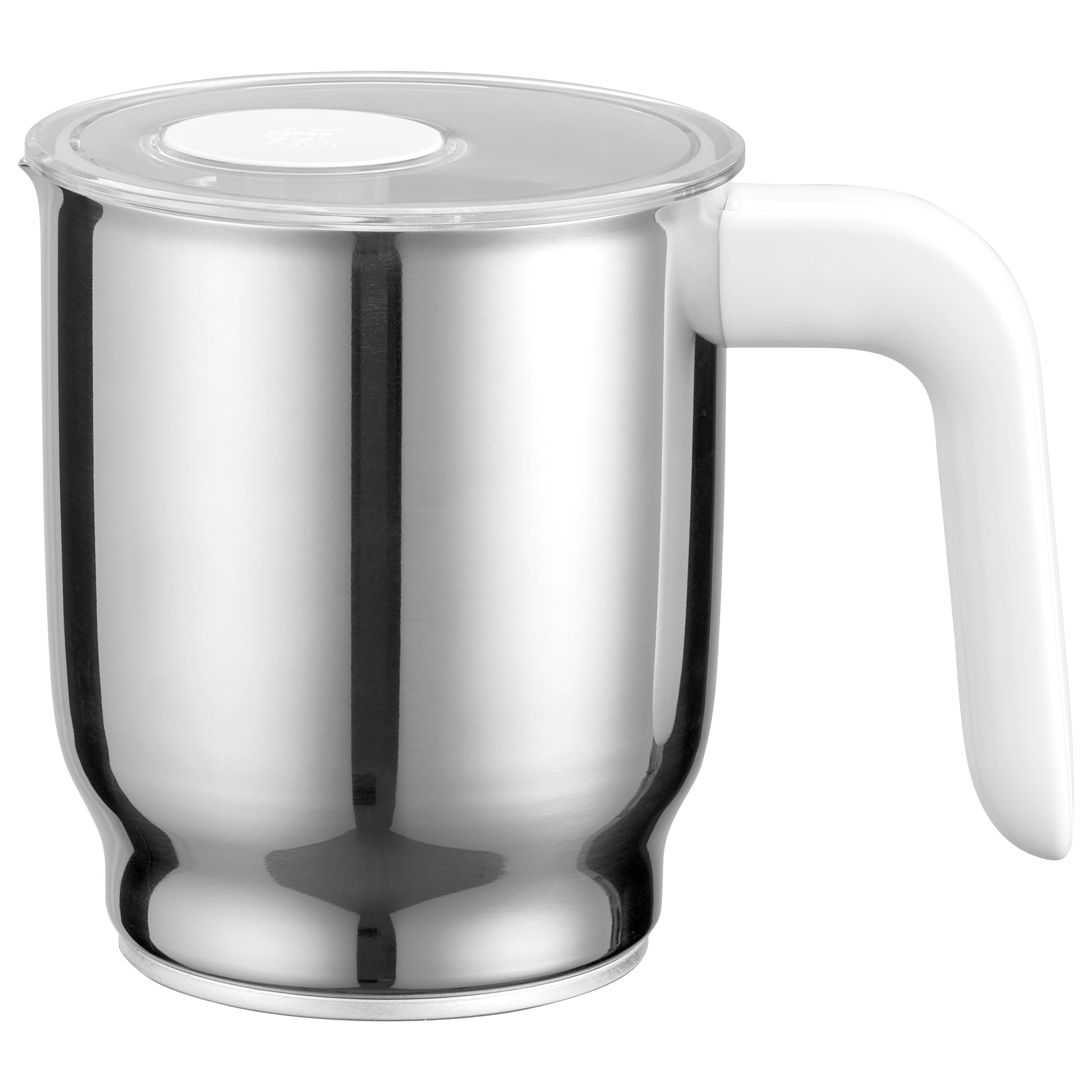 Milchaufschäumer, 400 ml, Silber