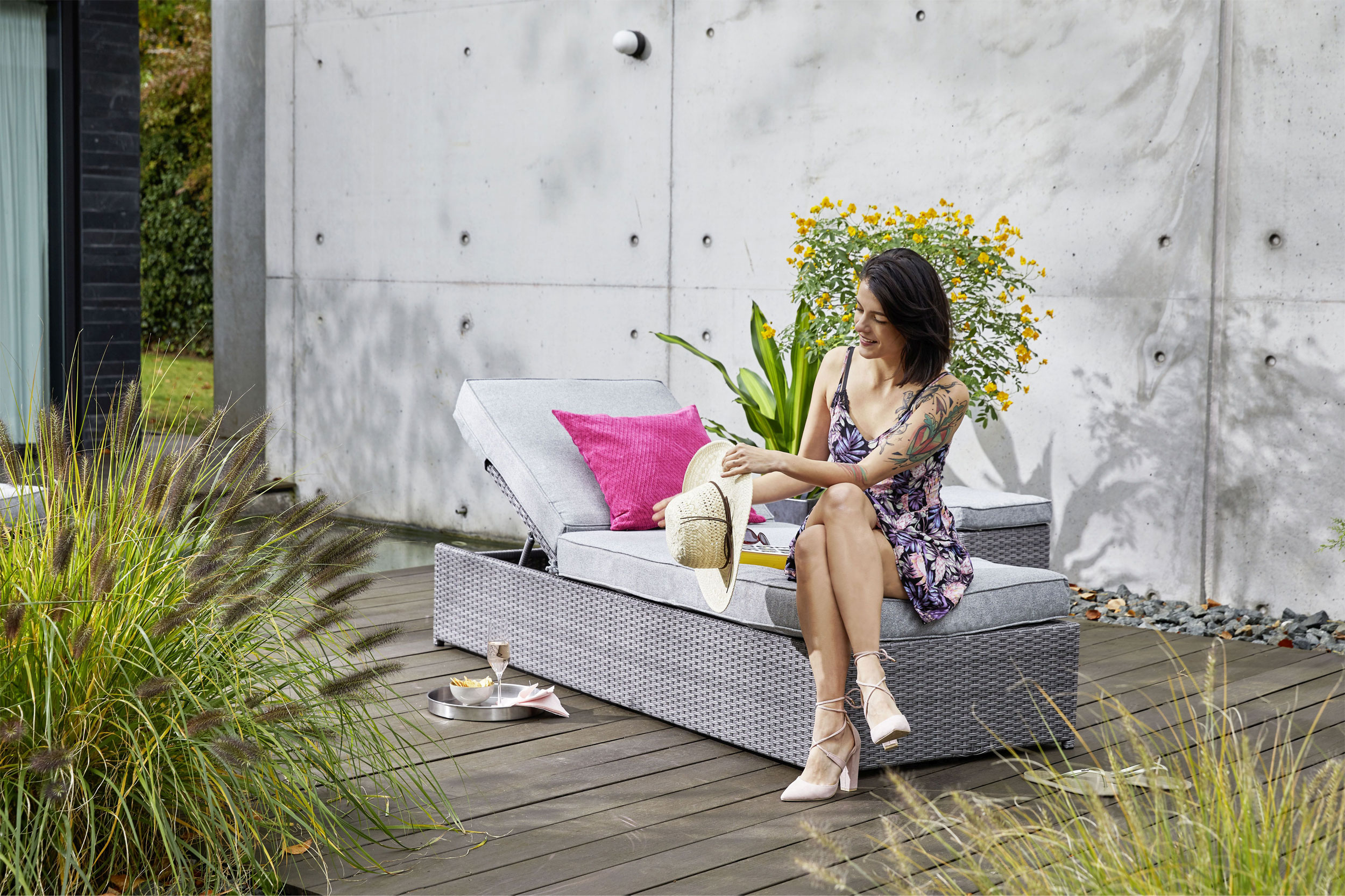 OUTDOORGartenliege Einzelelement