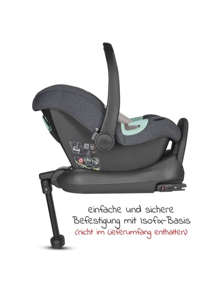 ABC-Design Babyschale Tulip inkl. Zusatzverdeck (Autositz Gruppe in grau,rosa günstig kaufen onesize