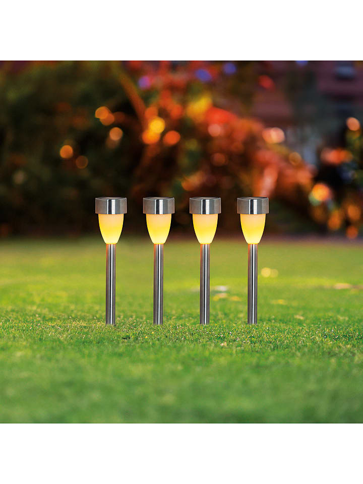 Garden Hero LED-Gartenstecker in Silber - (H)36 x Ø 5,5 cm günstig kaufen onesize