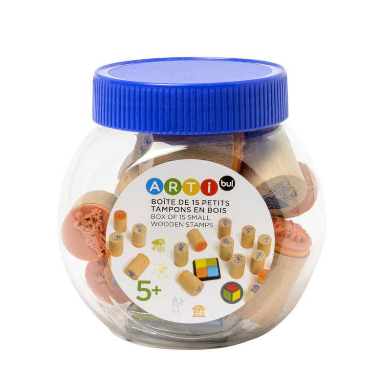 Boite 15 petits tampons Oxybul