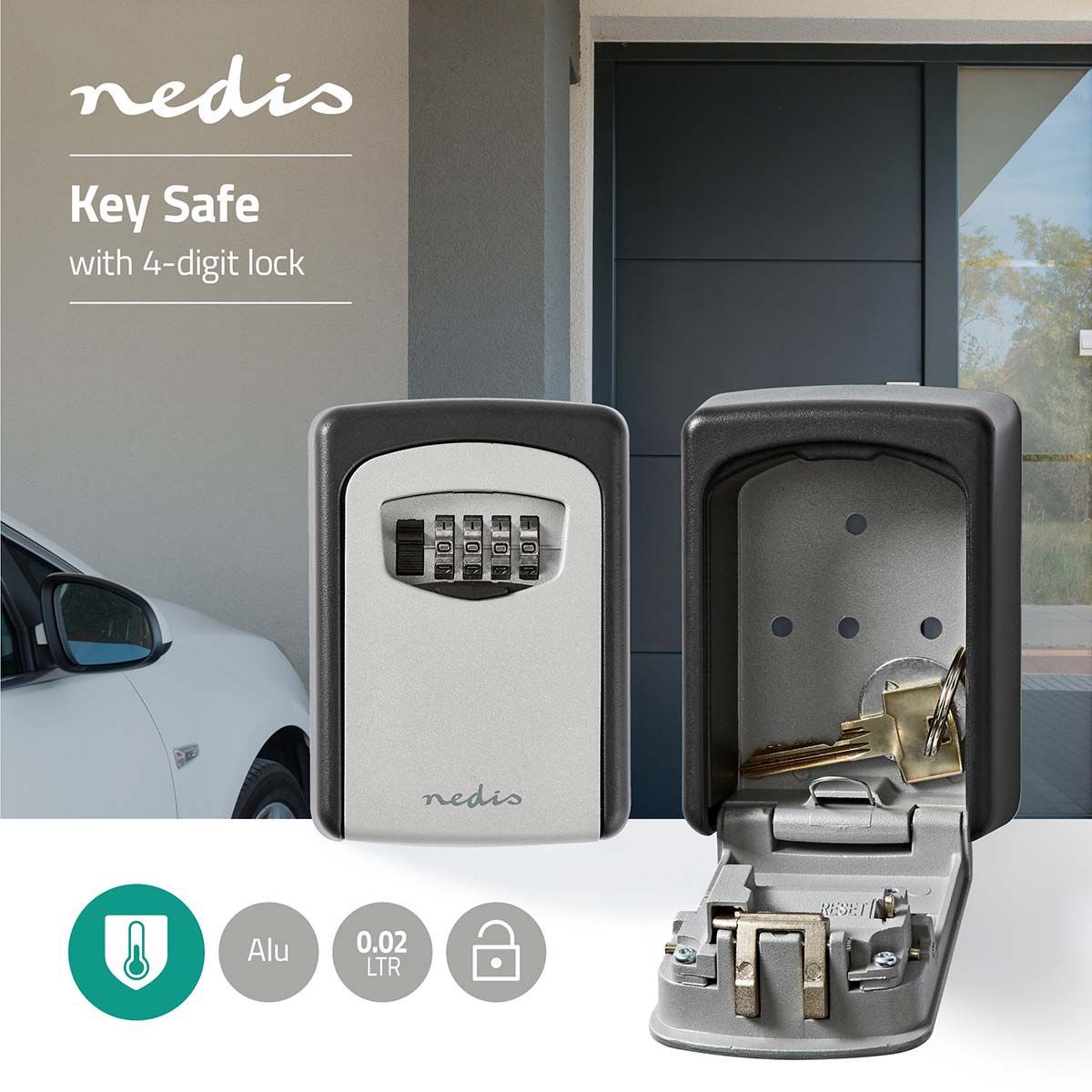 Nedis KEYCC01GY Tresor
