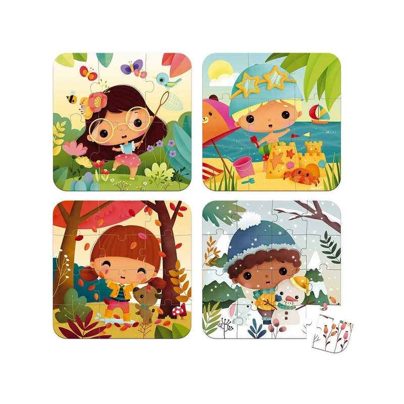 Puzzles évolutifs les 4 saisons