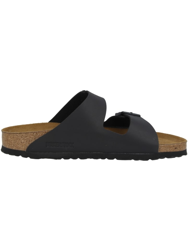 Birkenstock Sandale Arizona Birko-Flor Weichbettung schmal in schwarz günstig kaufen