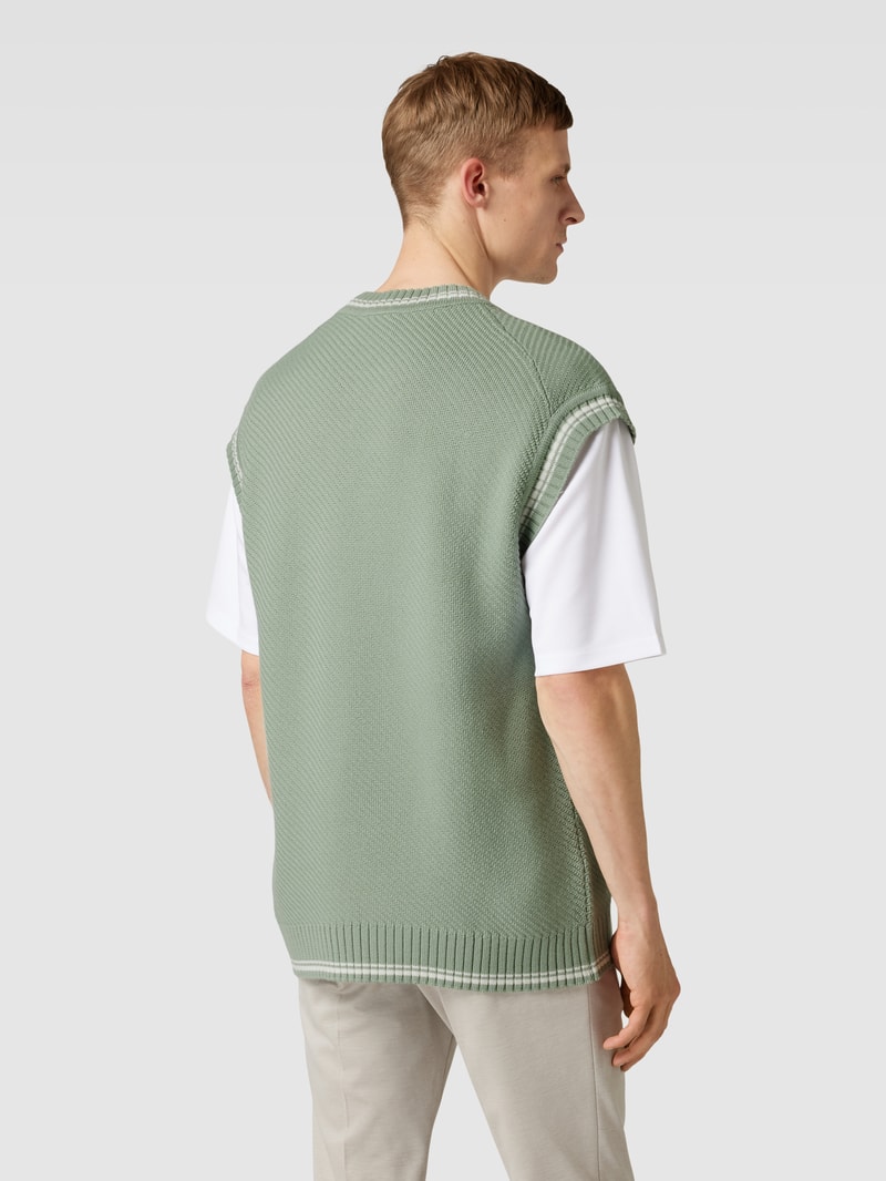 Pullunder mit Label-Detail Modell 'Spencon' in mint
