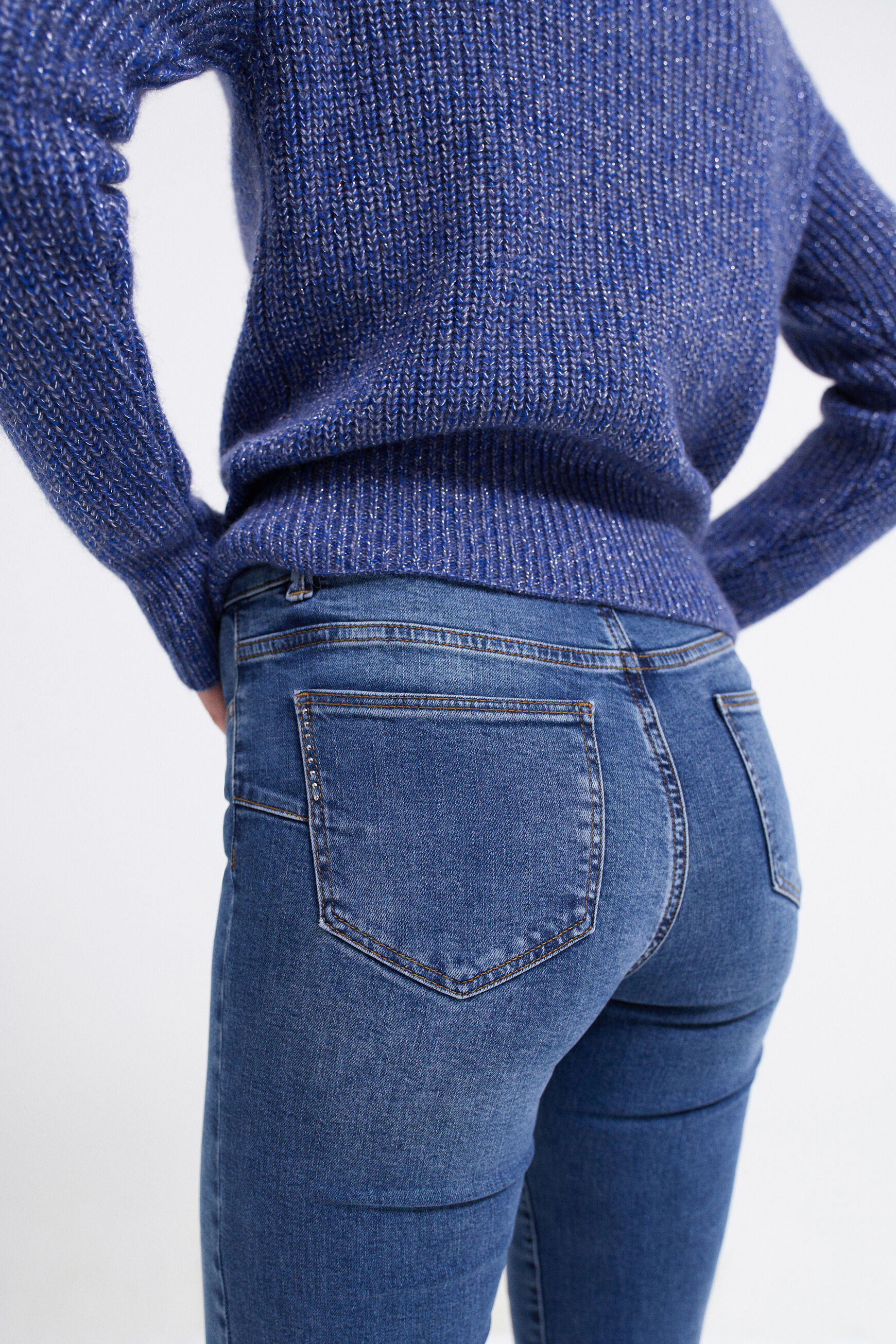 pantalon risley denim double stone femme