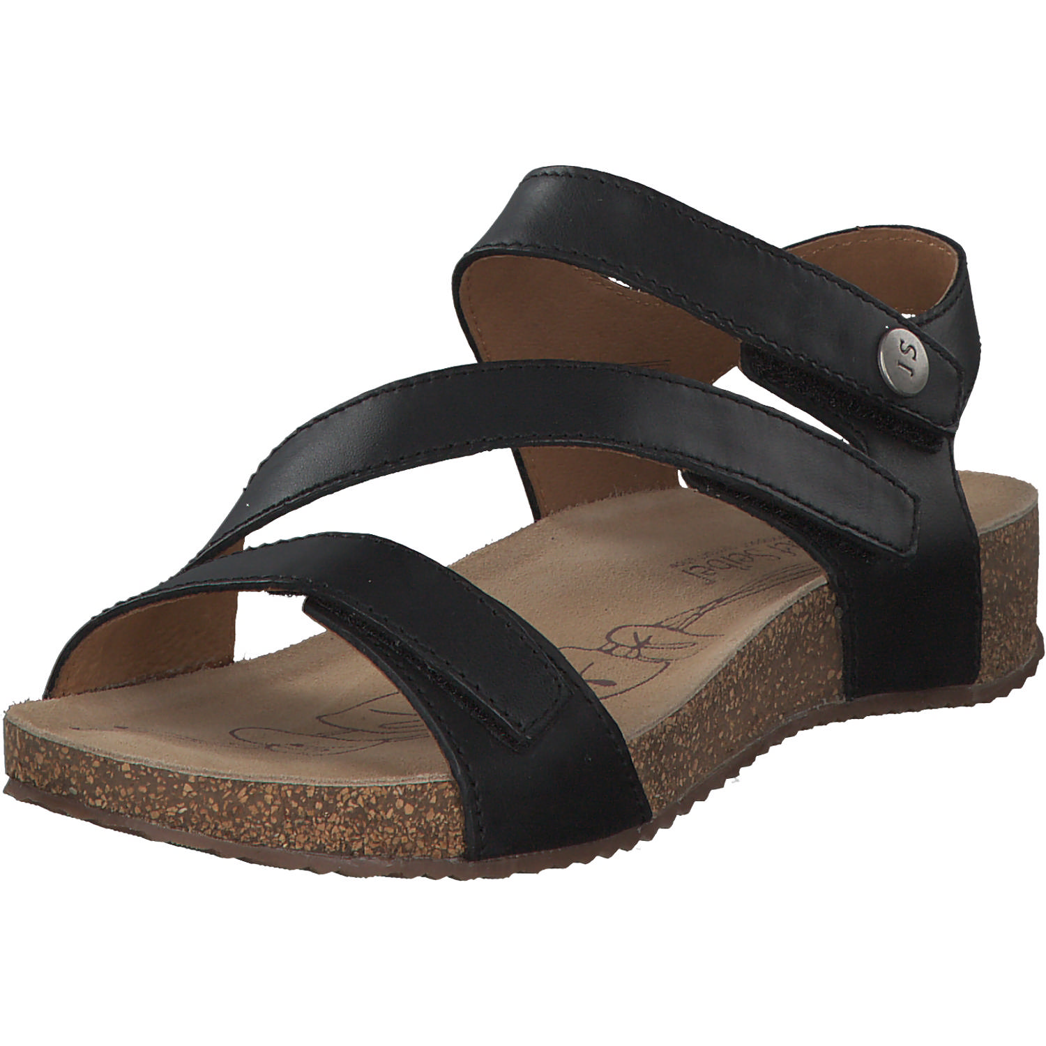 Josef Seibel Tonga 25 78519, Klassische Sandalen, Damen, Schwarz