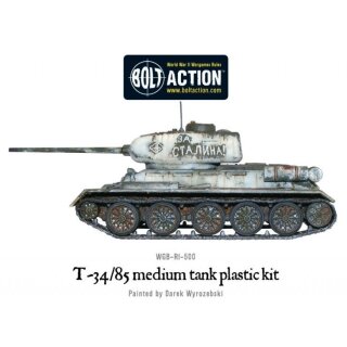 T34/85 Soviet Medium Tank (plastic)