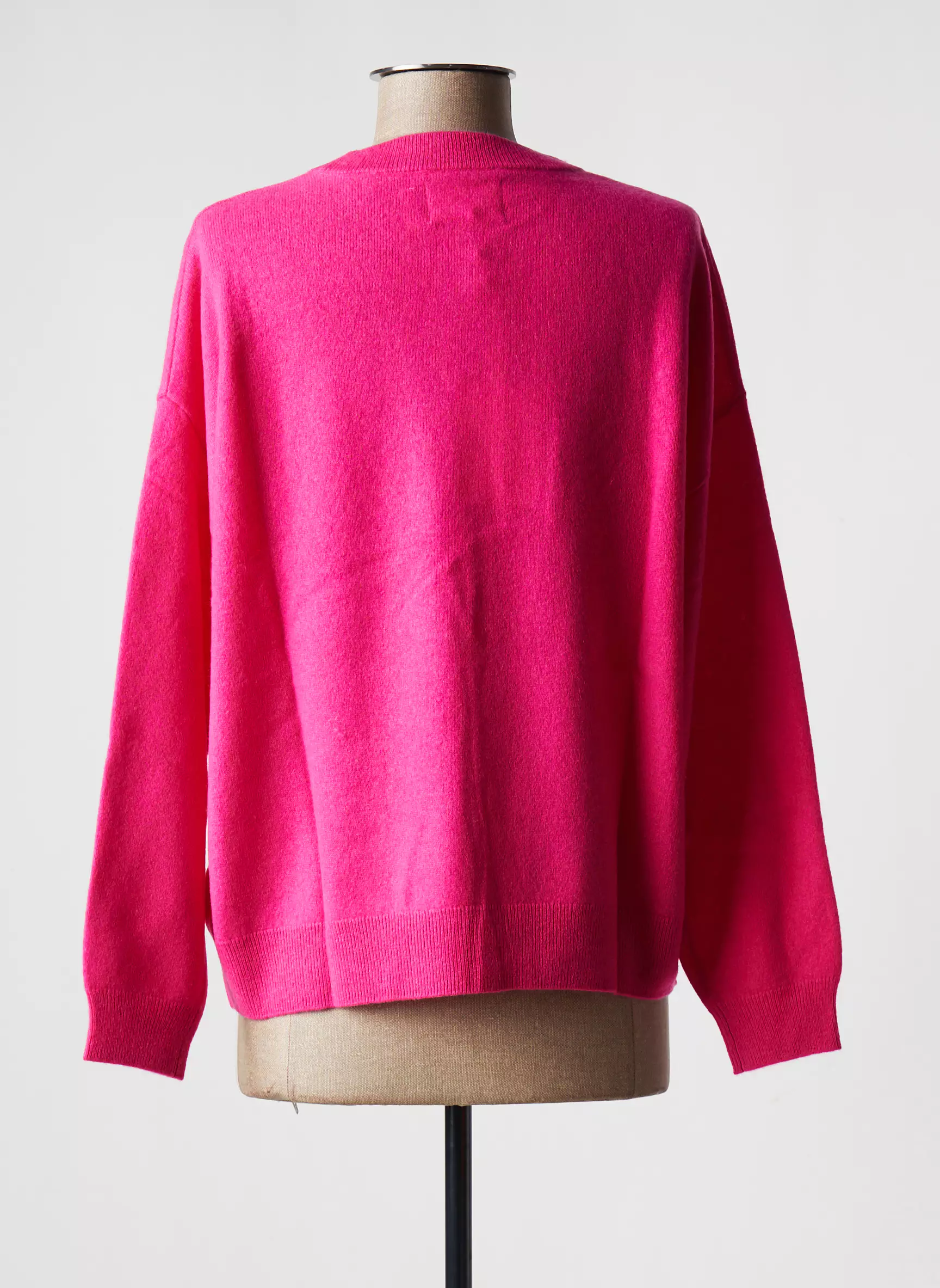 Les Tricots De Lea Pulls Femme couleur rose