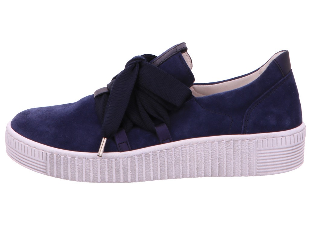 GABOR Freizeit Schnürer blau Gabor Fashion Sneaker low 43.333.16 blau