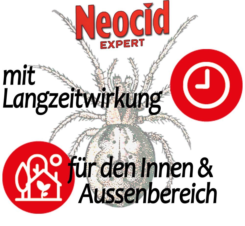 NEOCID Expert Insektenspray Spinnen-Spray Hochwirksam gegen Spinnen, 0.4 l, unmittelbarer Knock-down Effekt